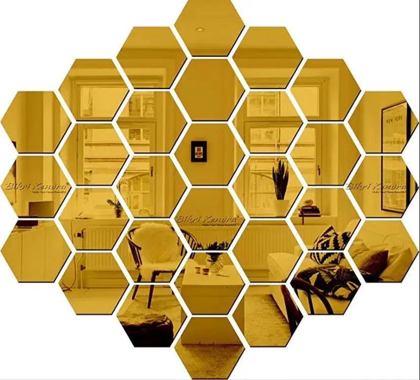 Acrylic Hexagon Wall Decor