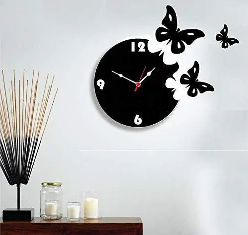 Butterfly Design Analogue Wall Clock