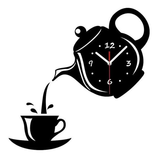 Analogue Kettle Wall Clock