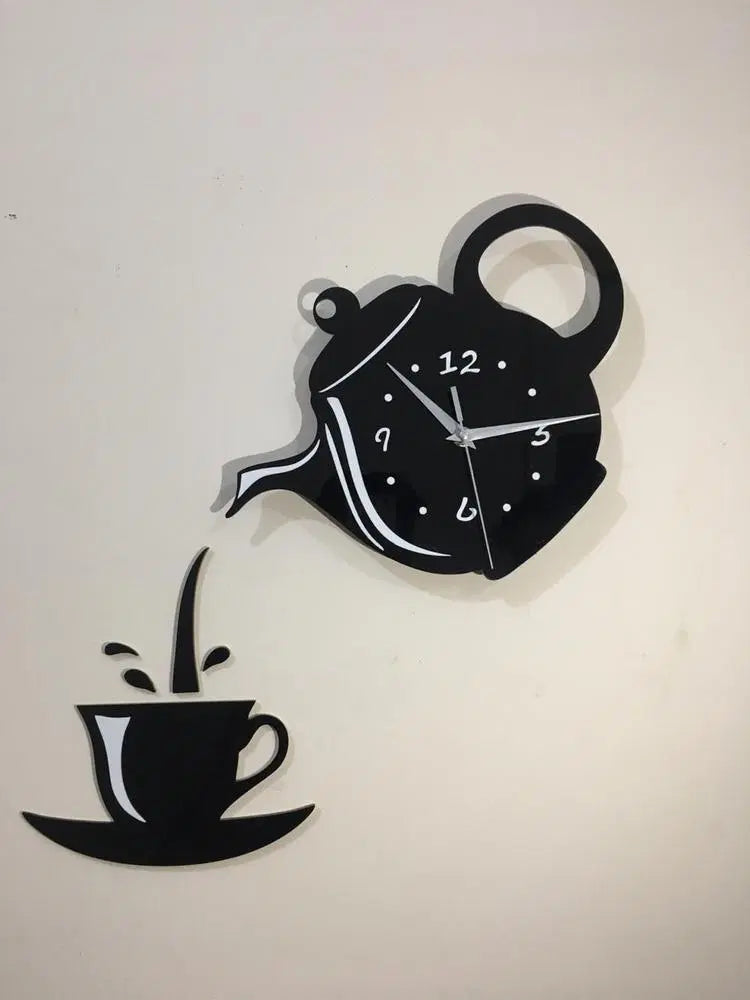 Analogue Kettle Wall Clock