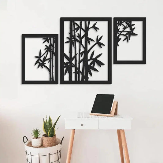 Tree Design Wall Art - 3 Piece